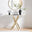Leonardo White Marble Glass and Gold Console Table