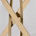 Leonardo White Marble Glass and Gold Console Table