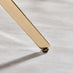 Leonardo Square White Marble Glass and Gold Side Table