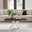 Leonardo Rectangle Brown/Grey Marble Glass & Silver Coffee Table