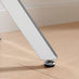 Leonardo White Marble Glass and Silver Console Table