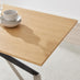 Leonardo Oak Effect Dining Table & 6 Beaumont Green Fabric Chairs