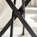 Leonardo Square Black Wood Veneer Side Table