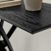 Leonardo Black Wood Veneer Console Table