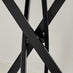 Leonardo Black Wood Veneer Console Table