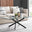 Leonardo Rectangular Glass and Black Coffee Table