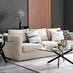 Leonardo Rectangular Glass and Black Coffee Table