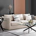 Leonardo Rectangular Glass and Black Coffee Table