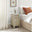 Lexi Small Slimline Taupe 3 Drawer Mirrored Bedside Table