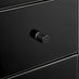 Lexi 3 Drawer Black Mirrored Bedside Table
