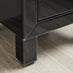 Lexi 3 Drawer Black Mirrored Bedside Table