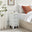 Lexi 3 Drawer White Slim Mirrored Bedside Table