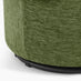 Liode Green Fabric Round Swivel Accent Chair