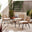 Lisbon Beige Rattan 4 Seat Garden Sofa & Chairs Set