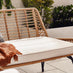 Lisbon Beige Rattan 4 Seat Garden Sofa & Chairs Set
