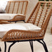 Lisbon Beige Rattan 4 Seat Garden Sofa & Chairs Set