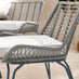 Lisbon Grey Rattan 4 Seat Garden Sofa & Chairs Set