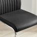 2x Lorenzo Black Faux Leather Counter Stools