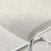 Enna White Glass Extending Dining Table with 6 Cream Fabric Lorenzo Chairs