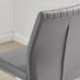 2x Lorenzo Elephant Grey Faux Leather Counter Stools