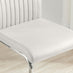 2x Lorenzo White Faux Leather Counter Stools