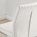 2x Lorenzo White Faux Leather Counter Stools