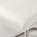 2x Lorenzo White Faux Leather Dining Chairs