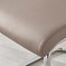 2x Lorenzo Cappuccino Beige Faux Leather Dining Chairs