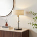 Lucinda White & Black Table Lamp