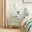 Lykke Green Metal Storage Bedside Table