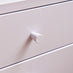 Lykke Lilac Metal Storage Bedside Table