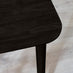 Lynton Rectangular Black Wood 6 Seater Dining Table
