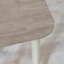 Lynton Large White & Light Grey Wooden Dining Table with 2 Benches & 2 Chairs