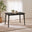 Lynton Small Black Wooden Dining Table with 2 Chairs & Bench