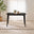 Lynton Rectangular Black Solid Wood 4 Seater Dining Table