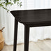 Lynton Rectangular Black Solid Wood 4 Seater Dining Table