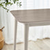 Lynton Rectangular White & Grey Wood 4 Seater Dining Table