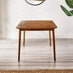 Lynton Large Walnut Effect Wooden Dining Table with 2 Benches & 2 Chairs