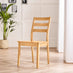 2x Lynton Oak Effect Wooden Dining Chairs
