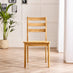 2x Lynton Oak Effect Wooden Dining Chairs