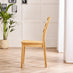 2x Lynton Oak Effect Wooden Dining Chairs
