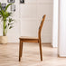 Lynton Small Walnut Colour Wooden Dining Table & 4 Dining Chairs