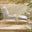Lyon Cream Metal Garden Chair with Footstool & Side Table