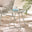 Lyon Cream Metal Garden Round Side Table