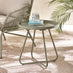 Lyon Green Metal Garden Round Side Table