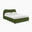 Mabel Green Velvet Ottoman Double Bed Frame
