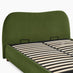 Mabel Green Velvet Ottoman Double Bed Frame