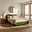 Mabel Green Velvet Ottoman King Size Bed Frame