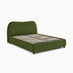 Mabel Green Velvet Ottoman King Size Bed Frame