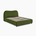 Mabel Green Velvet Ottoman King Size Bed Frame